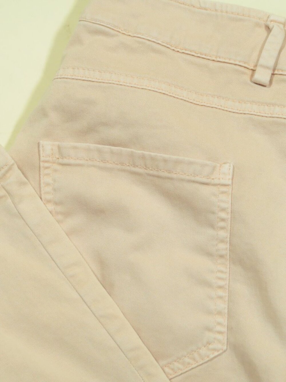 Brunello Cucinelli Pants Womens 6 Dusty Pink Cotton Slim Crop